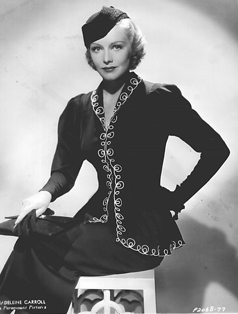 [The lovely Madeleine Carroll]