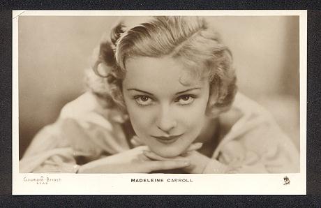 [The lovely Madeleine Carroll]